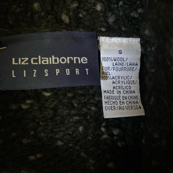 Vintage liz claiborne fur collard jacket - Picture 4 of 4